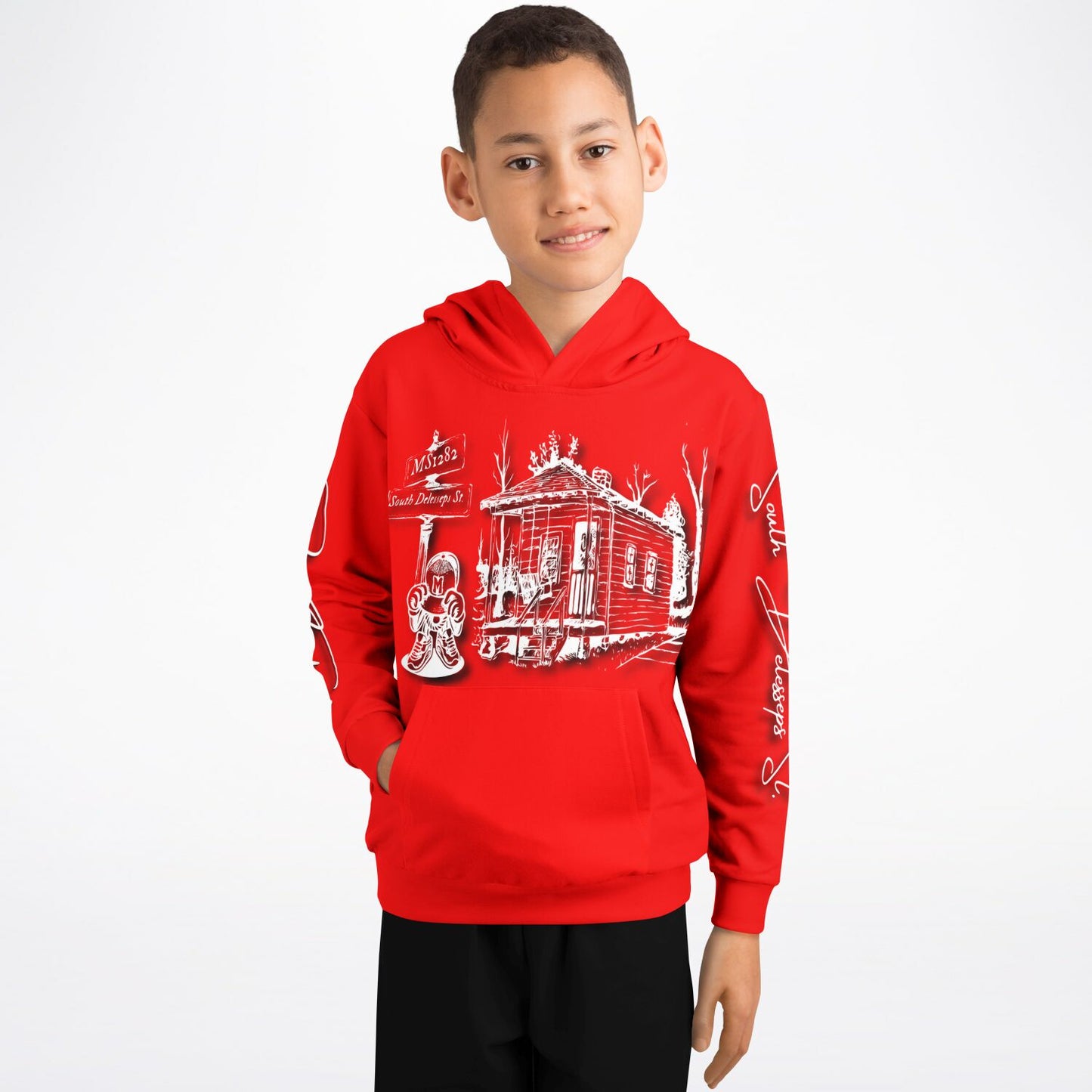 Da Strat Classic Kids Hoodie R&W