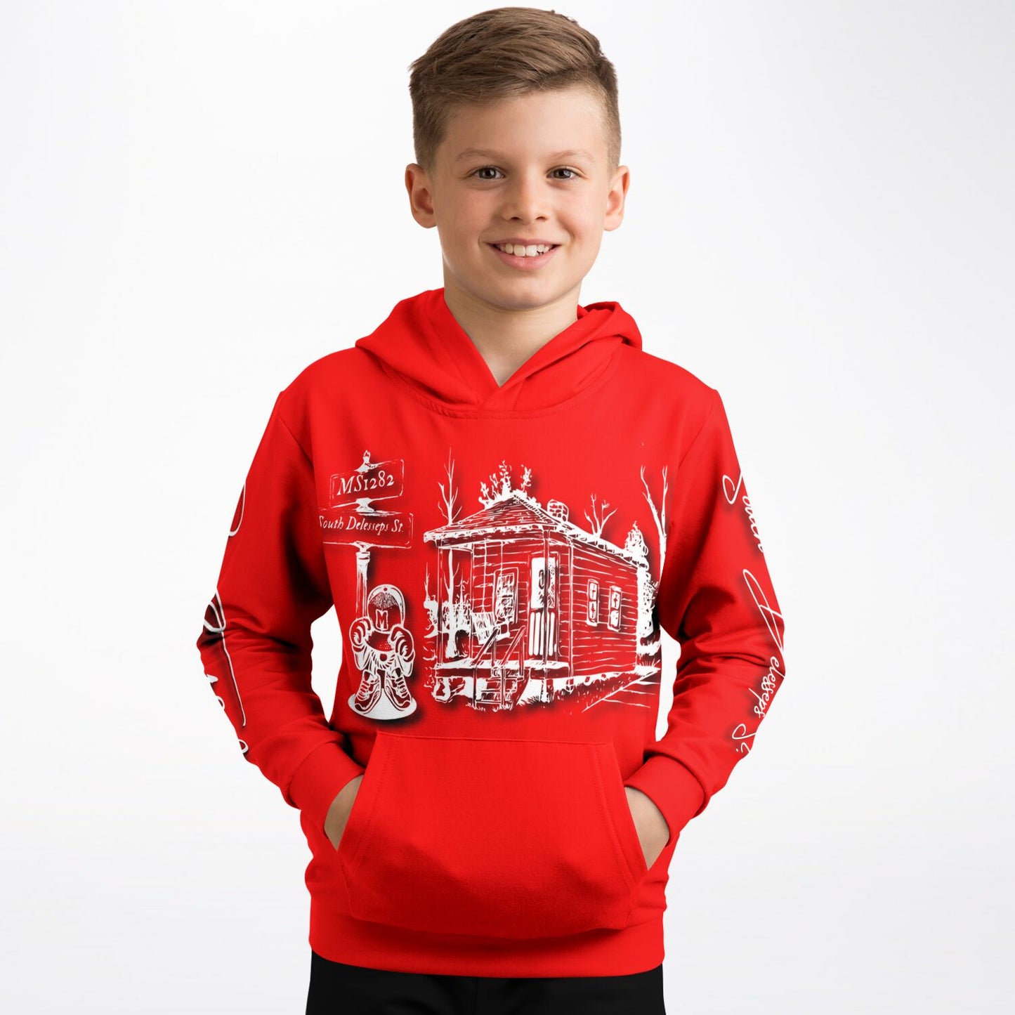 Da Strat Classic Kids Hoodie R&W