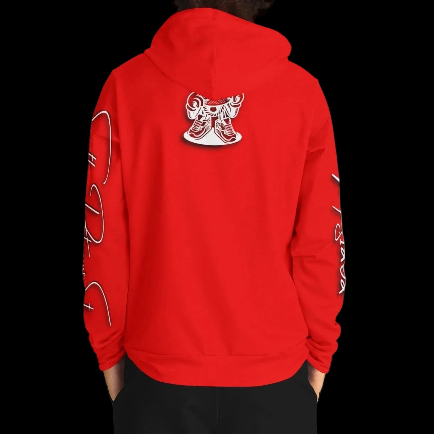 MS1282 Da Strat Classic red white mens hoodie southern sportswear athletic streetwear