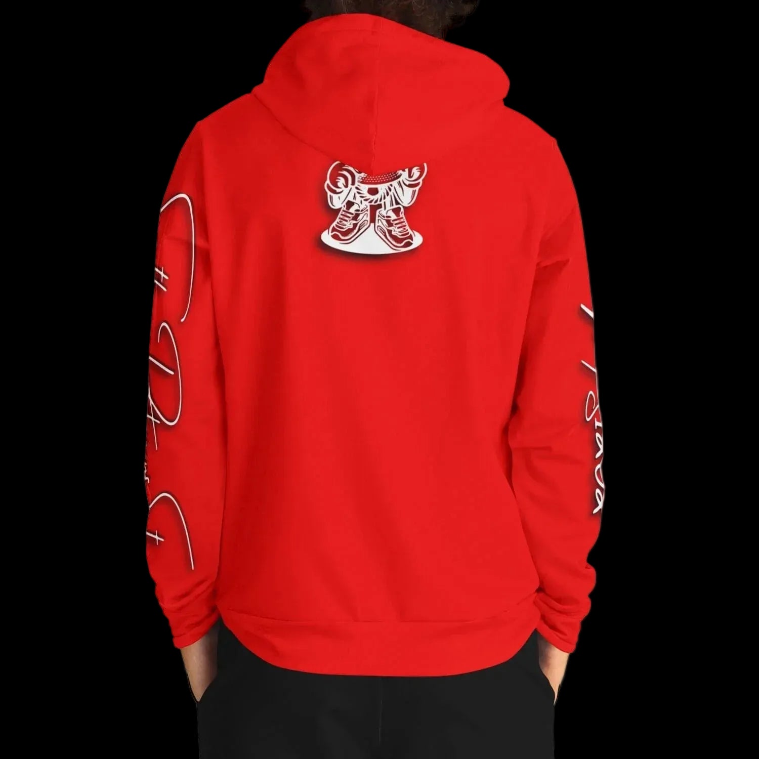 MS1282 Da Strat Classic red white mens hoodie southern sportswear athletic streetwear