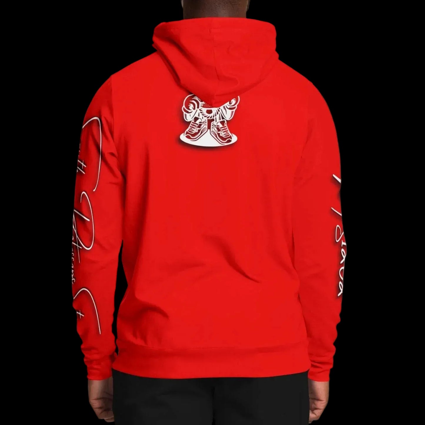 MS1282 Da Strat Classic red white mens hoodie southern sportswear athletic streetwear