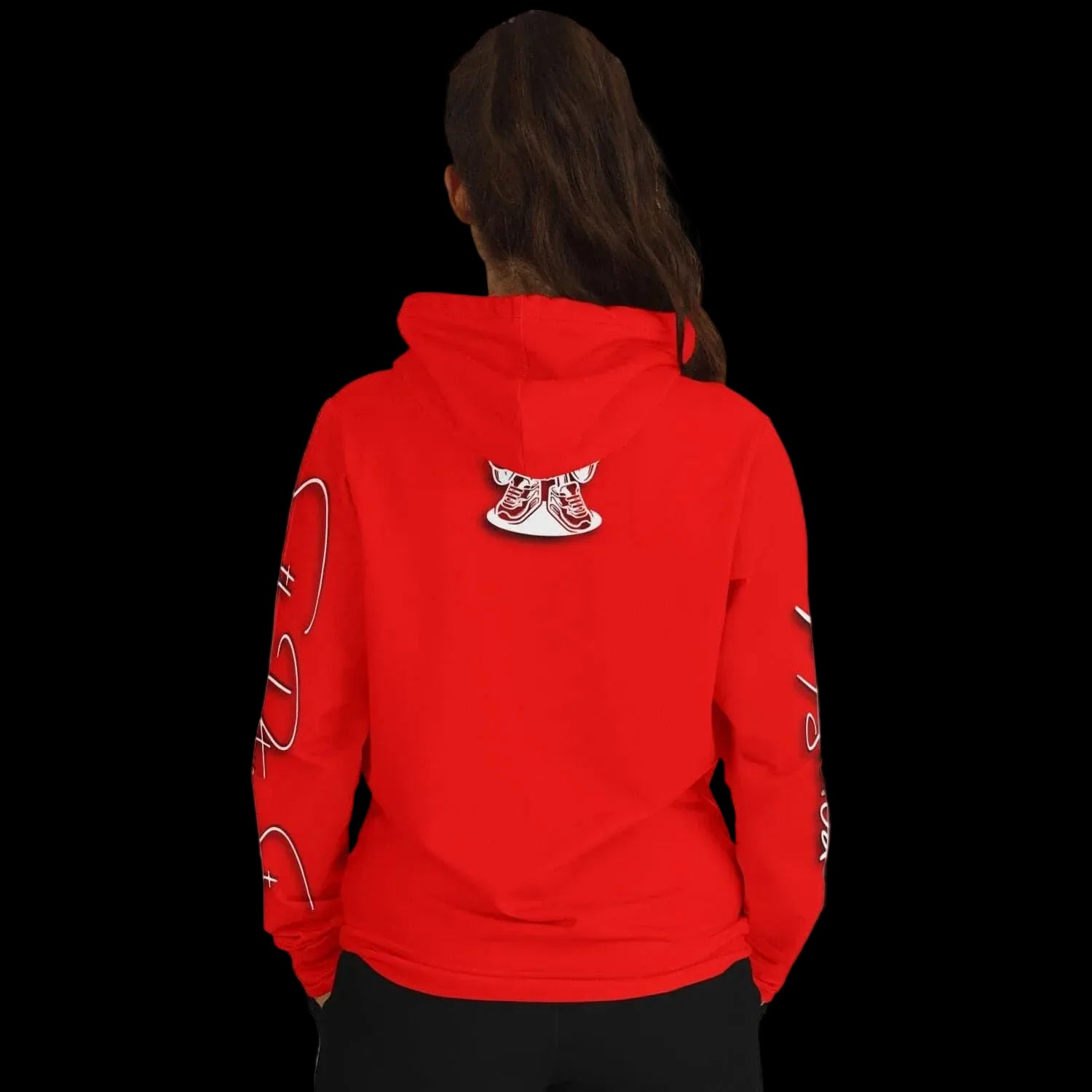MS1282 Da Strat Classic red white womens hoodie southern sportswear athletic streetwear