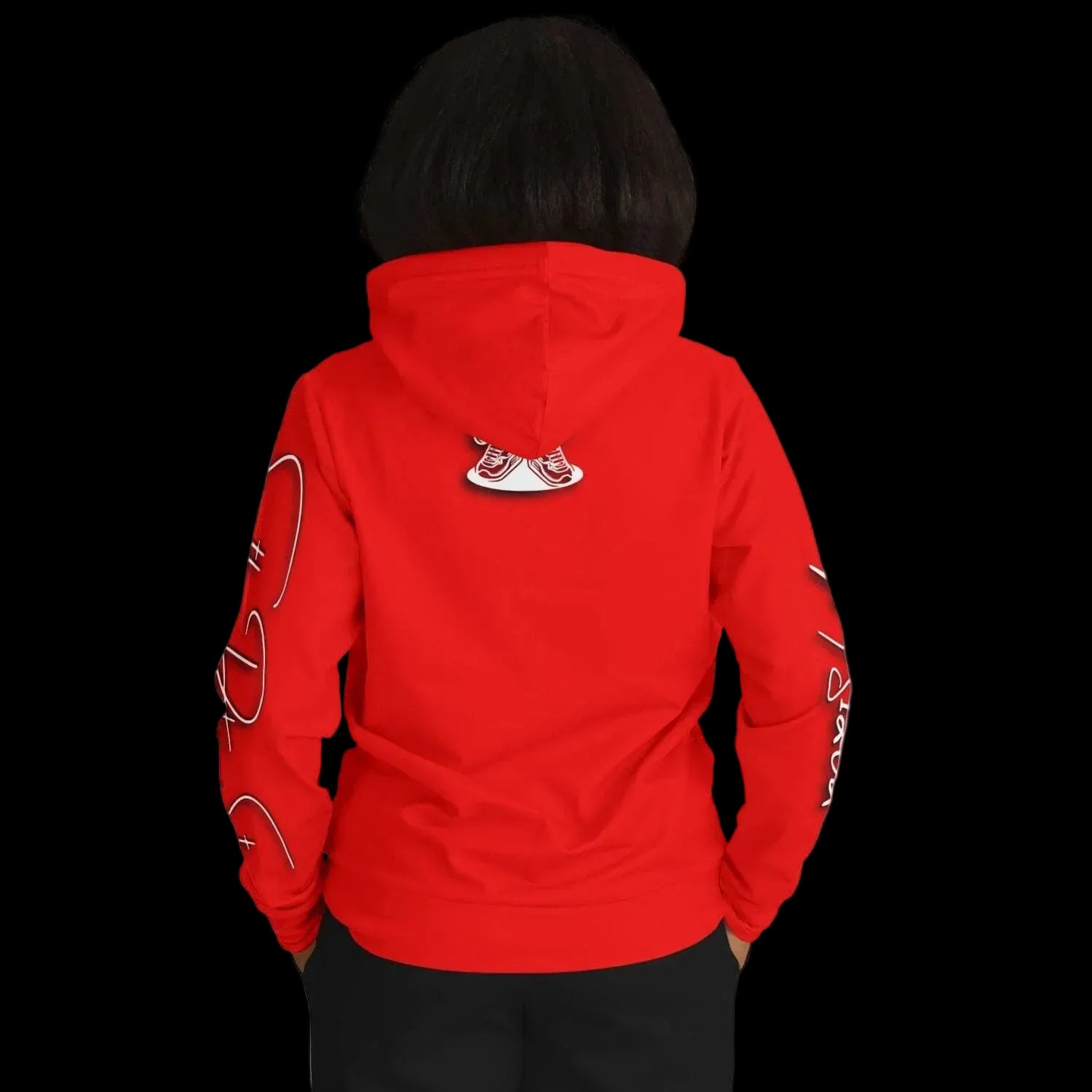 MS1282 Da Strat Classic red white womens hoodie southern sportswear athletic streetwear