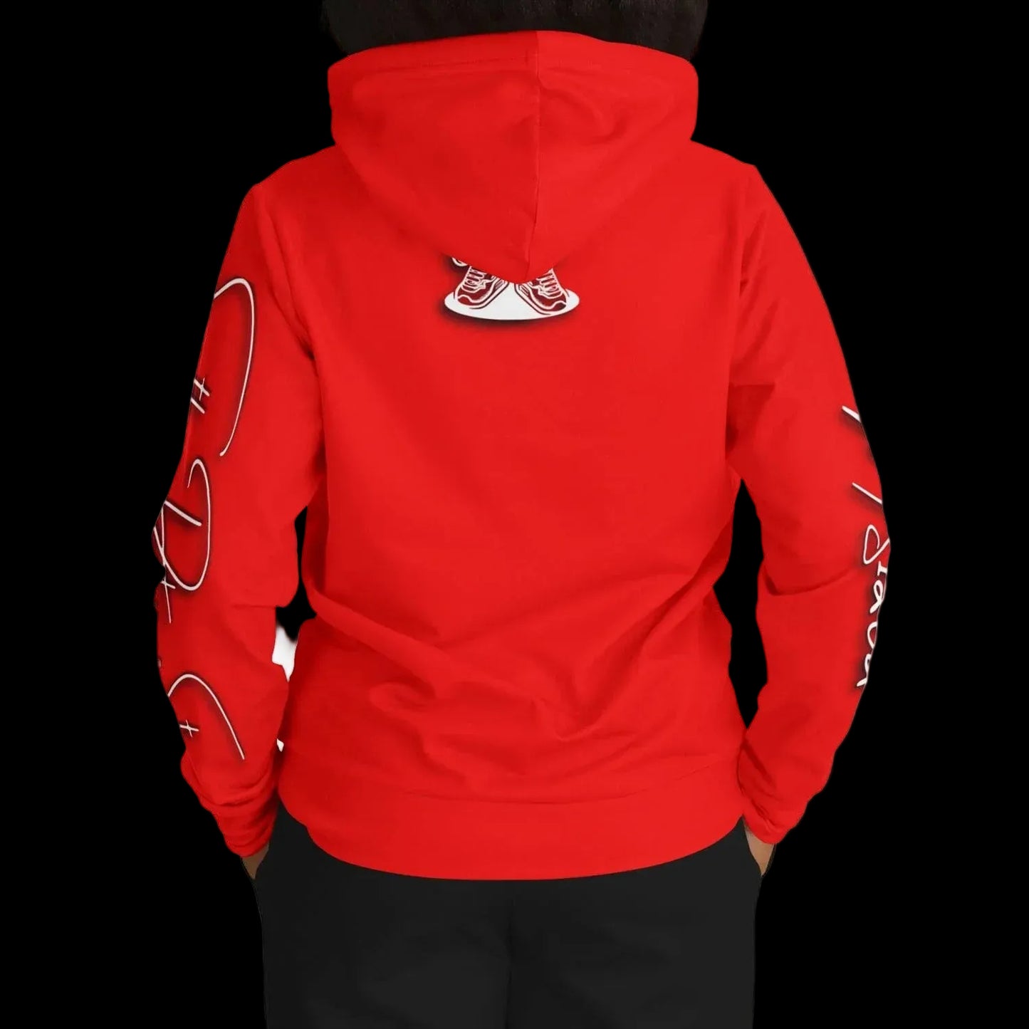 MS1282 Da Strat Classic red white womens hoodie southern sportswear athletic streetwear