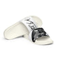 MS1282 Da Strat Classic womens slides black white athletic sandals sportswear slip on slides