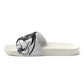 MS1282 Da Strat Classic womens slides black white athletic sandals sportswear slip on slides