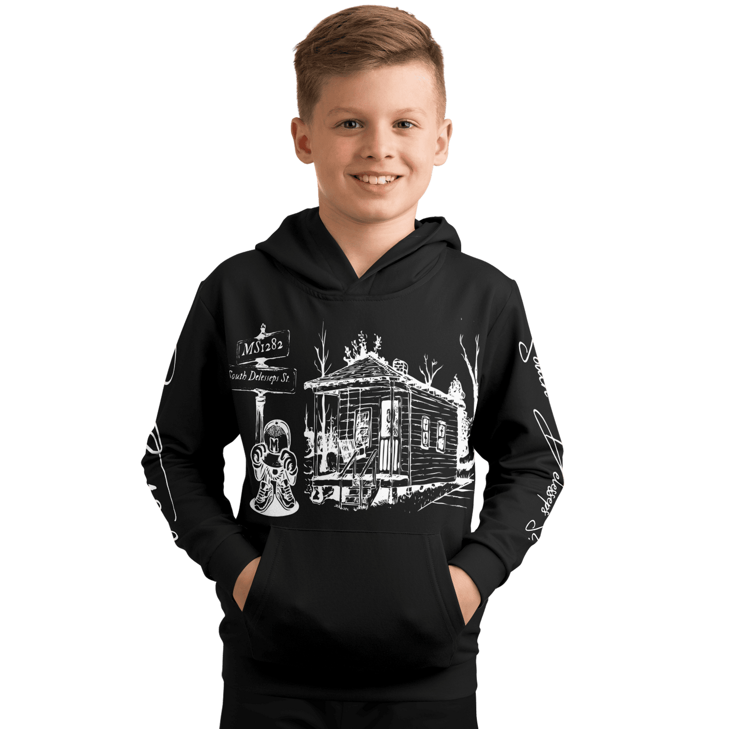 Da Strat Classic Kids Hoodie WB