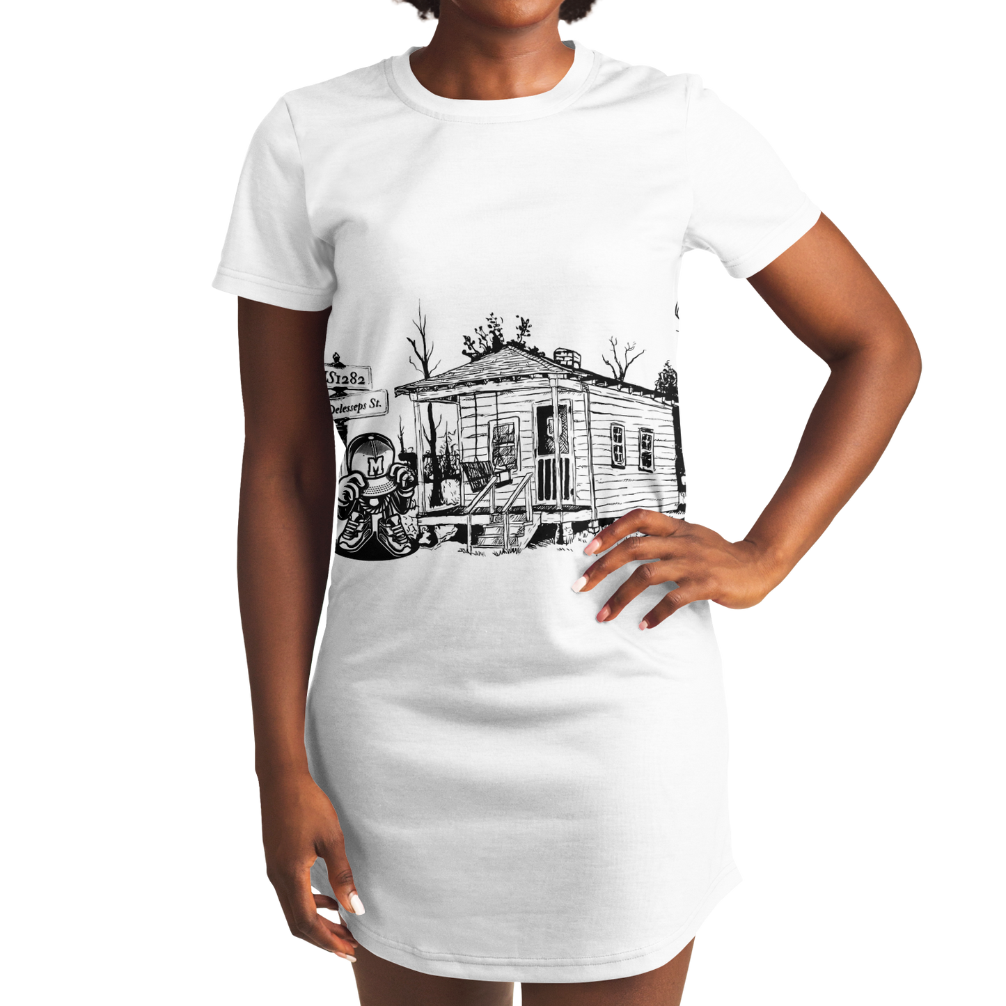 Da Strat t-shirt dress