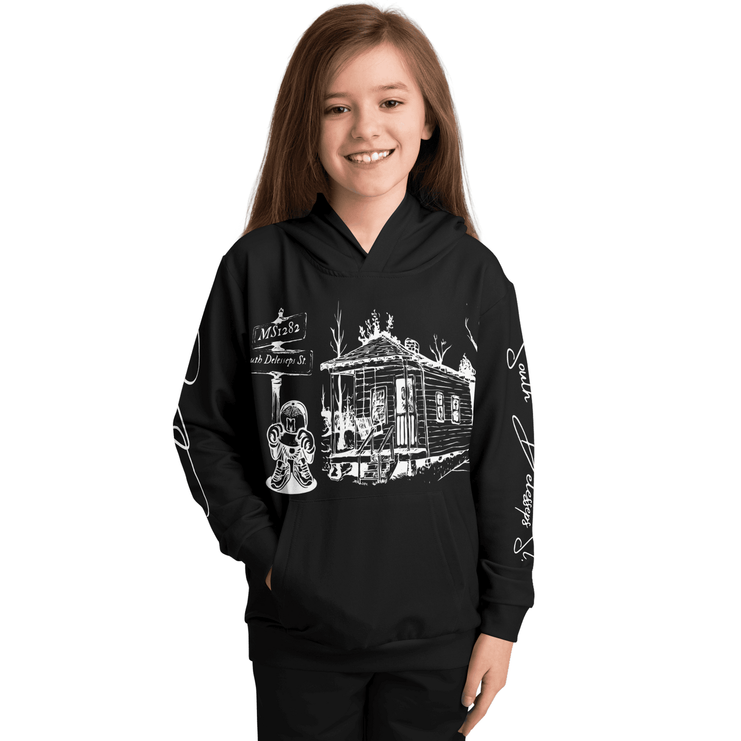 Da Strat Classic Kids Hoodie WB