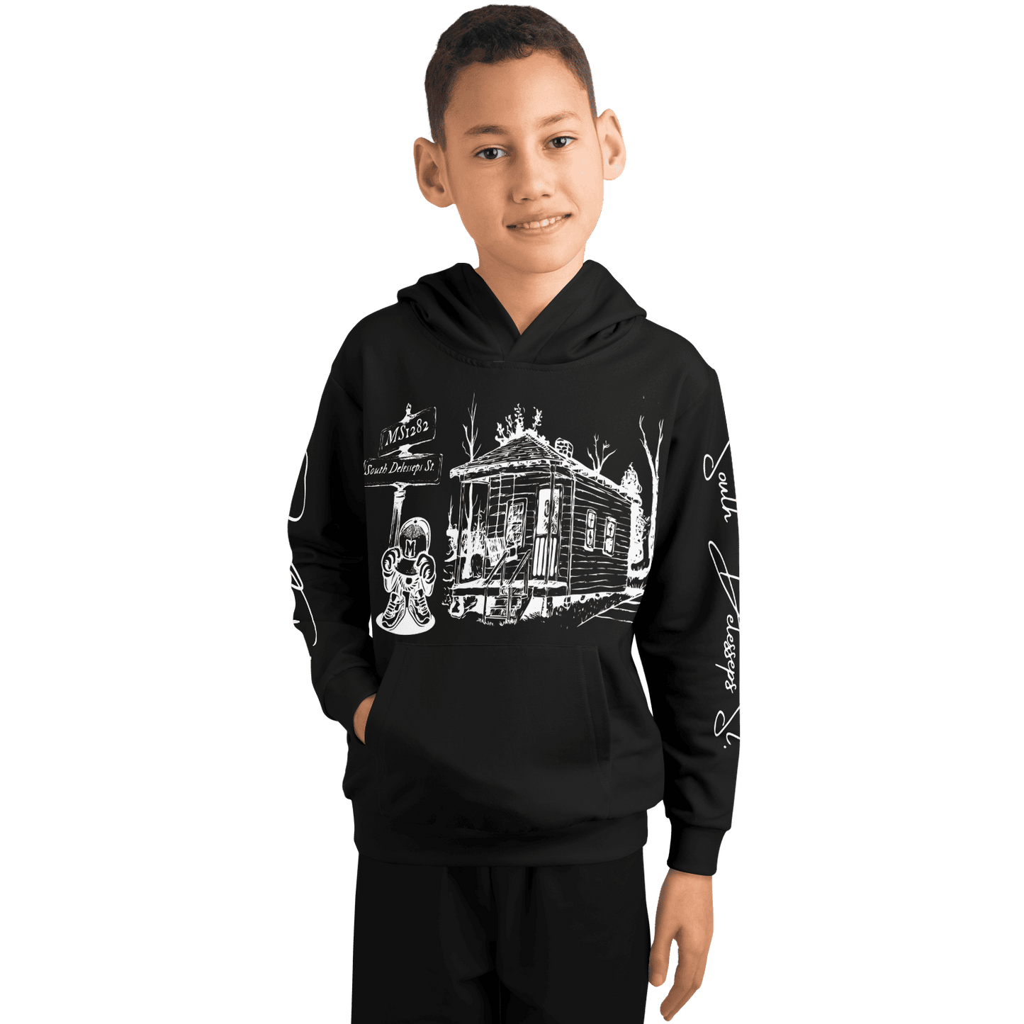 Da Strat Classic Kids Hoodie WB